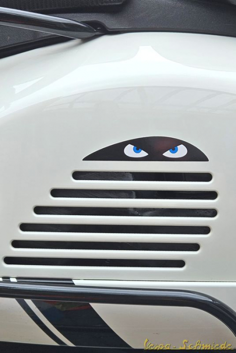 Aufkleber Lüftungsgitter GTS blau 2